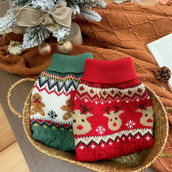 Cozy Reindeer Dog Sweater