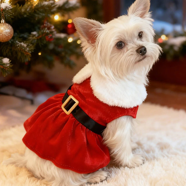 Holiday Pet Princess Red Skirt