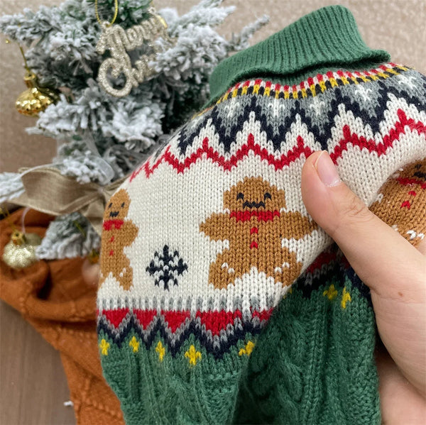 Cozy Reindeer Dog Sweater